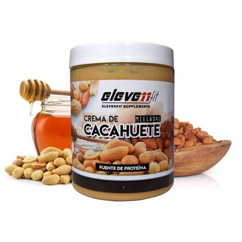 ELEVENFIT CREMA DE CACAHUETE MIEL Y SAL